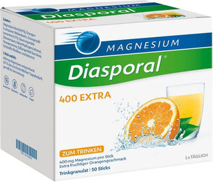 Magnesium Diasporal 400 Extra Citrat Pulver von Protina Pharmazeutische GmbH zuckerfrei glutenfrei laktosefrei für Sportler sowie Schwangere und Stillende – Bild 1 von 2