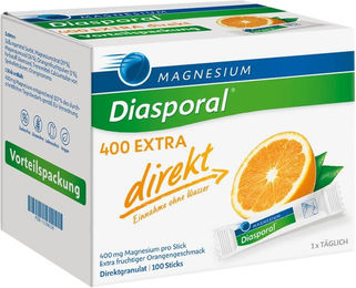 Magnesium Diasporal 400 Extra direkt Granulat Sticks zuckerfrei – Bild 1 von 2