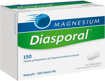 Magnesium Diasporal Kapseln zuckerfrei 100 Stück – Bild 1 von 3