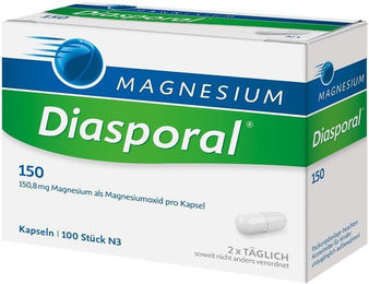 Magnesium Diasporal Kapseln zuckerfrei für Schwangere und Stillende 150 Stück – Bild 1 von 3