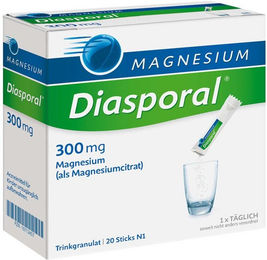 Magnesium Diasporal Magnesium Citrat 300 mg Pulver 20 Stück vegan glutenfrei laktosefrei – Bild 1 von 3