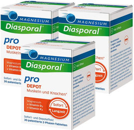 Magnesium-Diasporal Pro DEPOT Magnesium Tabletten vegan zuckerfrei glutenfrei laktosefrei – Bild 1 von 1