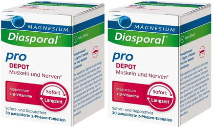 Magnesium Diasporal Tabletten vegan zuckerfrei glutenfrei laktosefrei – Bild 1 von 1