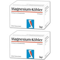 Produktbild von Magnesium-Köhler Magnesium Citrat Kapseln vegan glutenfrei laktosefrei ohne Zusatzstoffe
