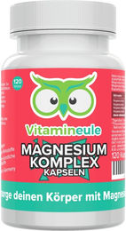 Magnesium Komplex Vitamineule® Kapseln ohne Zusatzstoffe für Erwachsene und Kinder – Bild 1 von 1