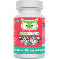 Produktbild von Magnesium Komplex Vitamineule® Kapseln ohne Zusatzstoffe für Erwachsene und Kinder