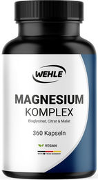 Magnesium Komplex Wehle Sports Hochdosiert Vegan 360 Kapseln – Bild 1 von 3