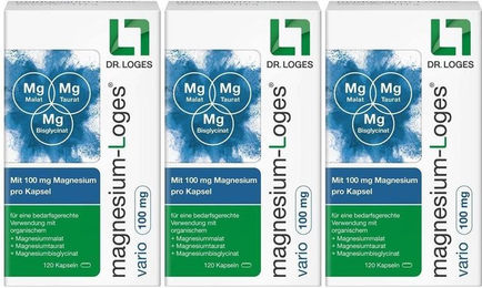 Magnesium-Loges Kapseln 100 mg für Schwangere und Stillende 360 Stück – Bild 1 von 1