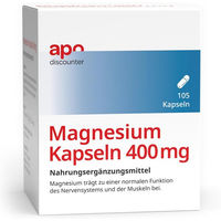 Produktbild von Magnesium Oxid Kapseln 400 mg von apodiscounter