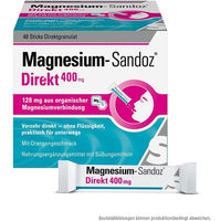 Produktbild von Magnesium-Sandoz Direkt 400 mg Sticks