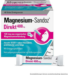 Magnesium-Sandoz Direkt 400 mg Sticks – Bild 1 von 1