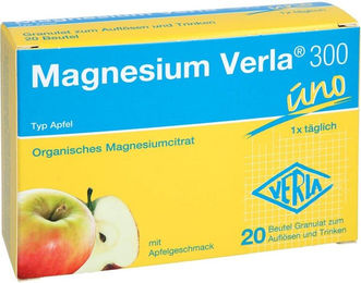 Magnesium Verla Citrat 300 Apfel Granulat Sticks 20 Stück – Bild 1 von 1