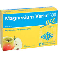Produktbild von Magnesium Verla Citrat 300 Apfel Granulat Sticks 20 Stück