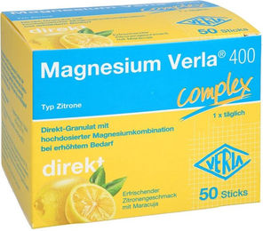 Magnesium Verla Citrat 400 Direkt-Granulat Sticks 50 Stück – Bild 1 von 2
