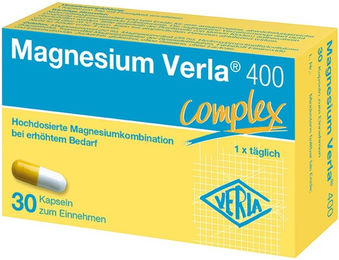 Magnesium Verla Komplex Kapseln 400 Stück – Bild 1 von 1