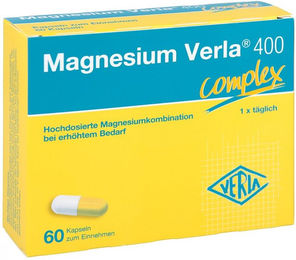 Magnesium Verla Komplex Kapseln 400 Stück – Bild 1 von 1