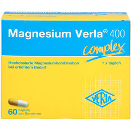 Magnesium Verla Komplex Kapseln vegan 400 mg 120 Stück – Bild 1 von 2