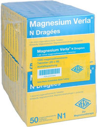 Magnesium Verla N Dragees 1000 Stück für Schwangere und Stillende – Bild 1 von 3
