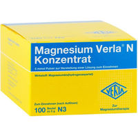 Produktbild von Magnesium Verla N Konzentrat Pulver für Kinder und Erwachsene 100 Stück
