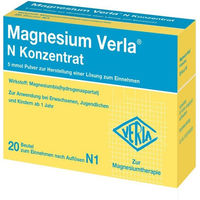 Produktbild von Magnesium Verla N Konzentrat Pulver für Kinder und Erwachsene 20 Stück