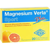 Produktbild von Magnesium Verla plus Citrat Pulver für Sportler 20 Beutel