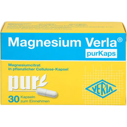 Magnesium Verla purKaps Magnesiumcitrat Kapseln 30 Stück vegan – Bild 1 von 3