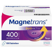 Produktbild von Magnetrans Duo-Aktiv Magnesium 400 mg Tabletten vegan für Sportler 100 Stück