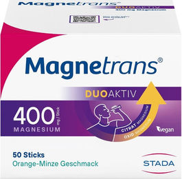Magnetrans duo-aktiv STADA Magnesium Sticks 400 mg 50 Stück vegan laktosefrei glutenfrei – Bild 1 von 3