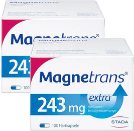 Magnetrans extra Magnesiumkapseln mit 243 mg Magnesium für Erwachsene 200 Kapseln – Bild 1 von 2