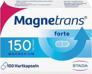 Magnetrans forte Magnesium Oxid 150 mg Kapseln 100 Stück glutenfrei und laktosefrei – Bild 1 von 6