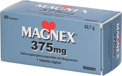 Magnex 375 mg Tabletten von Blanco Pharma GmbH für Erwachsene – Bild 1 von 1