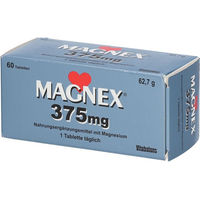 Produktbild von Magnex 375 mg Tabletten von Blanco Pharma GmbH für Erwachsene