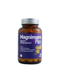 Magnimore Plus Magnesium Komplex von TAB Pharmaceuticals 60 Kapseln vegan glutenfrei und ohne Zusatzstoffe für Sportler – Bild 1 von 7