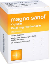 Magno sanol Kapseln mit Magnesium Oxid für Schwangere und Stillende 50 Stück – Bild 1 von 1