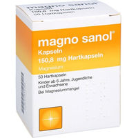 Produktbild von Magno sanol Kapseln mit Magnesium Oxid für Schwangere und Stillende 50 Stück