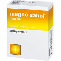 Produktbild von Magno sanol Kapseln von Zentiva mit Magnesiumoxid für Schwangere und Stillende 20 Stück