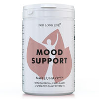 Produktbild von MAKE U HAPPY Superfood-Mischung mit Camu-Camu, Safran, gekeimtem Quinoa, Kakao und Gewürzen als pflanzliches Pulver