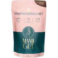 Produktbild von MamiGut Schwangerschaft Pulver Schoko vegetarisch und glutenfrei für Schwangere und Stillende