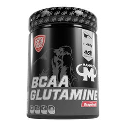 Mammut Nutrition BCAA Pulver mit Glutamin 2:1:1 Grapefruit vegan ohne Zusatzstoffe 450 g – Bild 1 von 3
