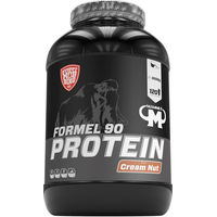Produktbild von Mammut Nutrition Formel 90 Proteinpulver Creme-Nuss 3 kg – Vegetarisches 4-Komponenten Whey Protein Pulver mit Sojaproteinisolat, Milchprotein, Eiprotein und Vitamin B6 – 77% Eiweißgehalt