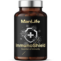 Produktbild von ManLife ImmunoShield Kräuter-Komplex Kapseln mit Acerola und Hagebutte für Männer 120 Kapseln