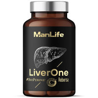Produktbild von ManLife LiverOne Leber Kapseln mit Mariendistel, Artischocke, Löwenzahn, Kurkuma, Cholin und Silymarin vegan 90 Stück