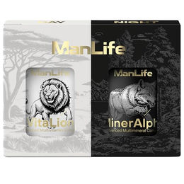 ManLife Multivitamin und Multimineral Komplex für Männer mit Vitaminen A-Z und Mineralstoffen 180 Kapseln – Bild 1 von 4