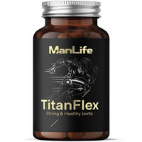 Produktbild von ManLife TitanFlex Gelenkkomplex mit Fischkollagen NatiCol, MSM, Hyaluronsäure, Glucosamin, Chondroitin und Kräuter-Komplex Kapseln 90 Stück