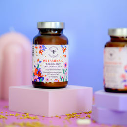 Manufaktura Rodziny Sadowskich Vitamin C Pulver mit Hagebutte und Bienenpollen ohne Zusatzstoffe – Bild 1 von 2