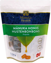 Manuka Health Lutschtabletten mit Manuka Honig MGO 400+ und Propolis, glutenfrei, vegetarisch, ohne Zusatzstoffe, 250 g – Bild 1 von 5