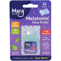 Produktbild von Mara Expert Melatonin+ Easy Strips mit Vitamin B6 1 mg vegan und zuckerfrei