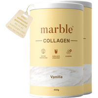 Produktbild von marble© Collagen Pulver Vanille zuckerfrei mit Kollagenpeptiden Typ I, II und III aus Rind 900 g