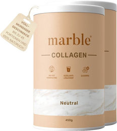 marble© Kollagenhydrolysat Pulver aus Rind Typ I III, 900 g, zuckerfrei und ohne Zusatzstoffe – Bild 1 von 2