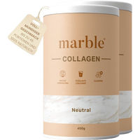 Produktbild von marble© Kollagenhydrolysat Pulver aus Rind Typ I III, 900 g, zuckerfrei und ohne Zusatzstoffe